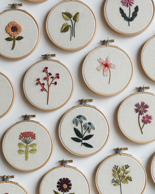 Your First Embroidered Flower: A Beginner's Guide