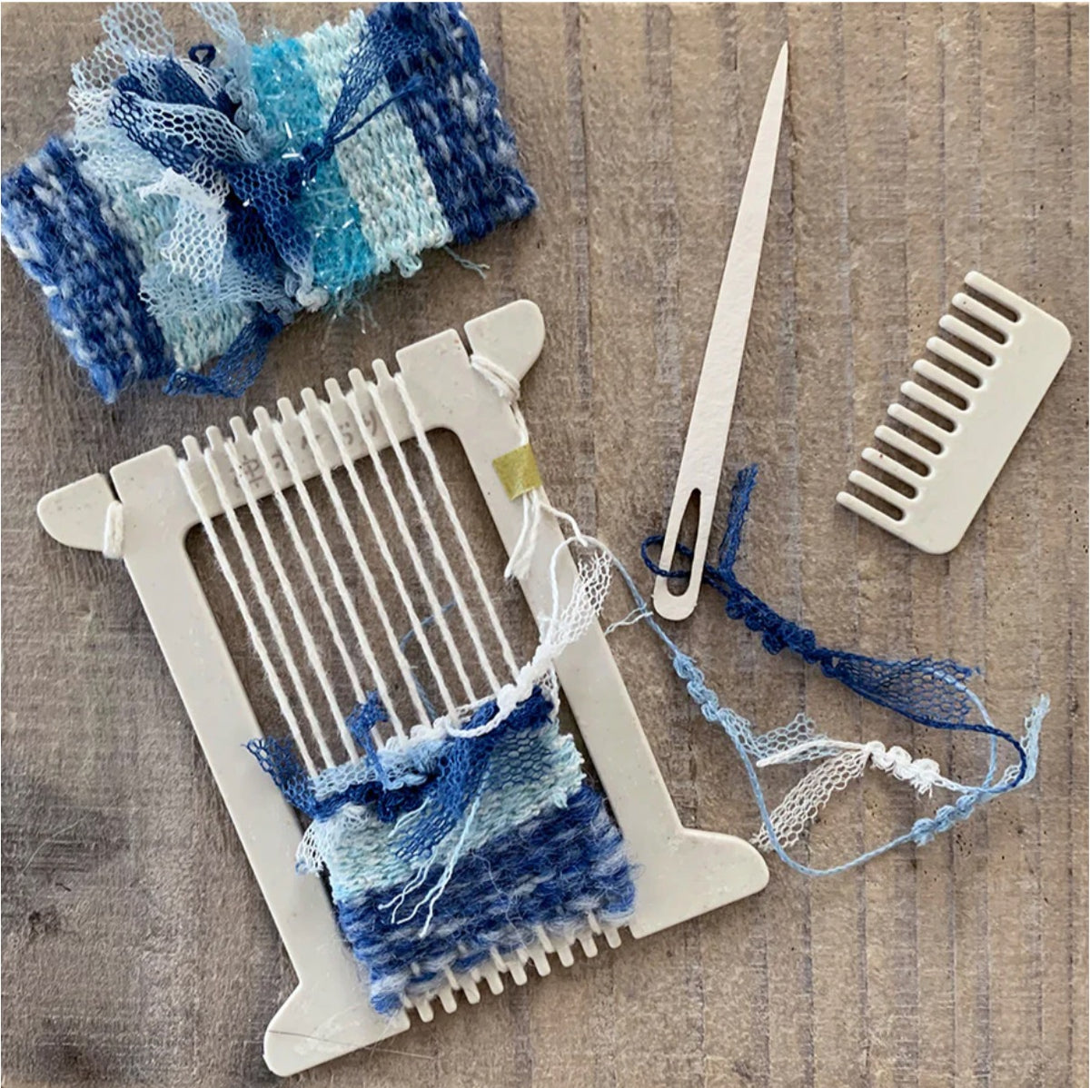 Pokeori Weaving Kit in Blue