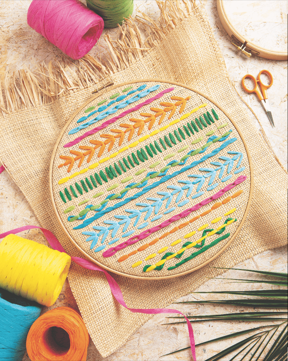 Raffia Embroidery