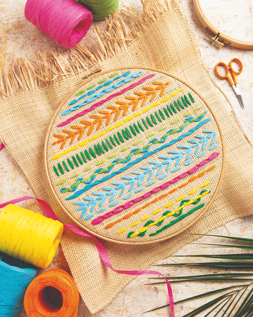 Raffia Embroidery