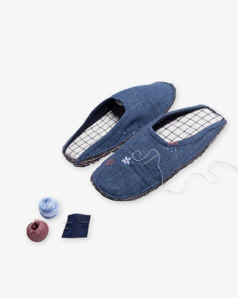Embroidered Slippers Kit