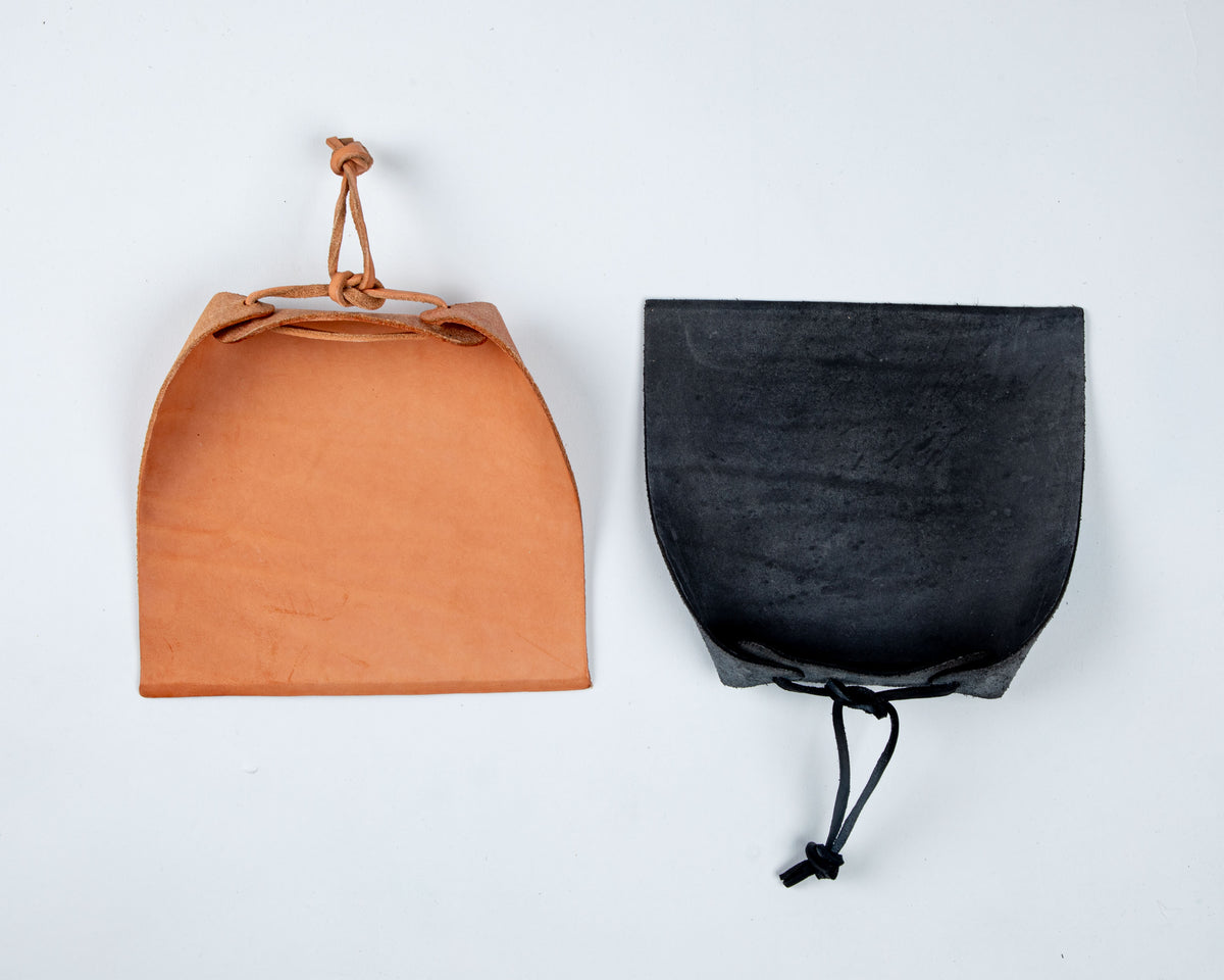 The Leather Dust Pan by Sunhouse Crafts