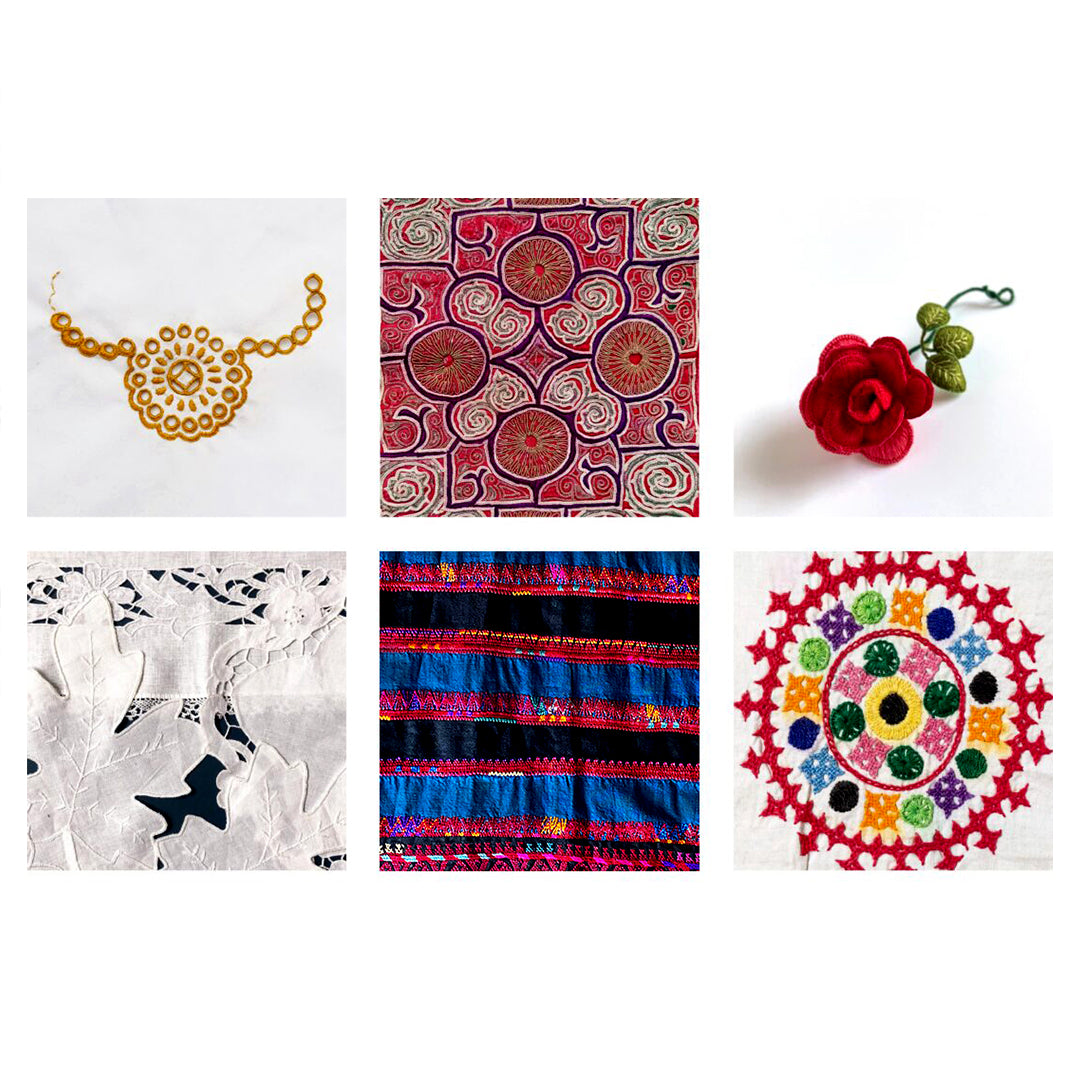Czech &amp; Slovak Eyelet Embroidery - World Embroidery Series II