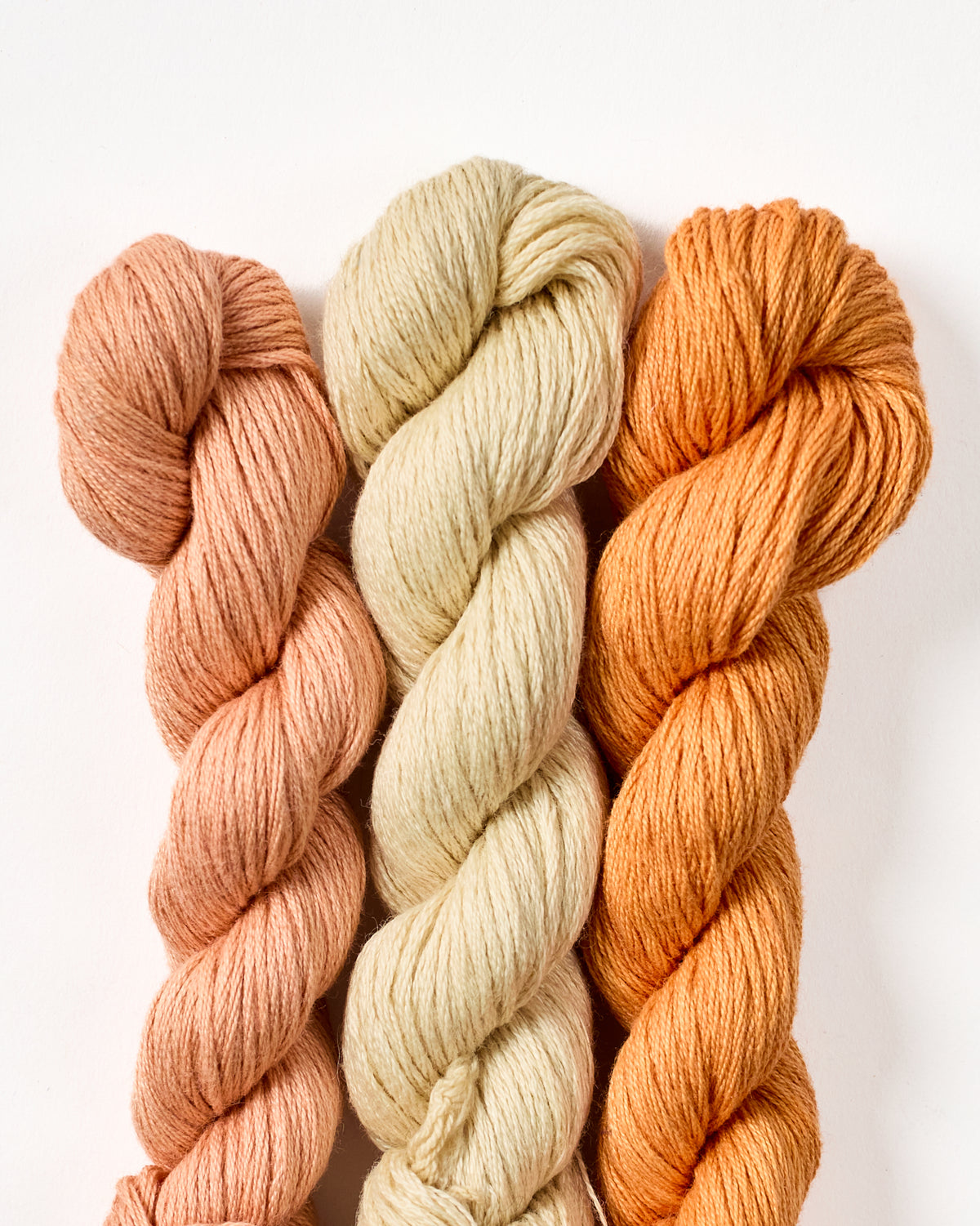 Naturally Dyed Six-Strand Thread Trios by TATTER
