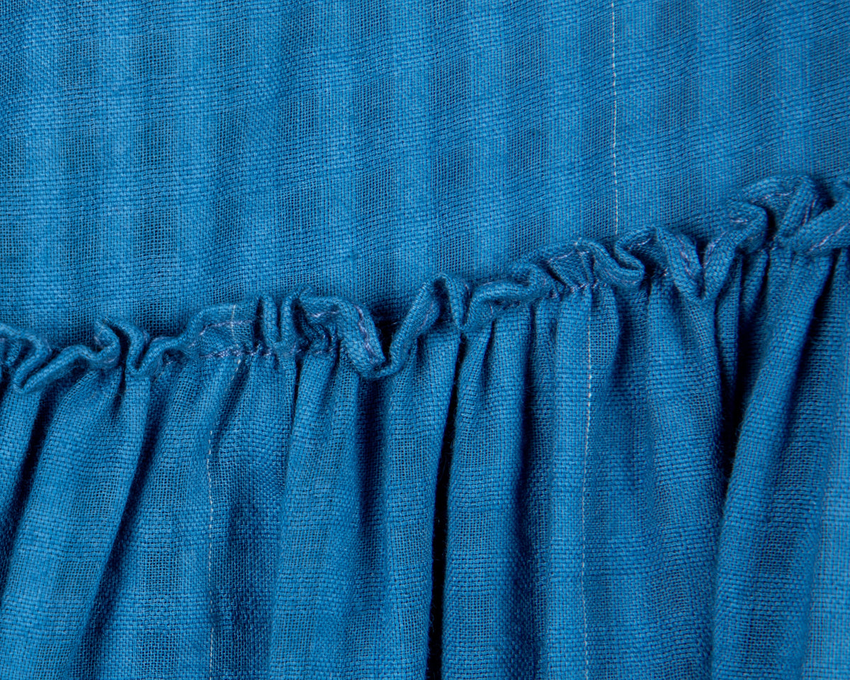 Blue Scalloped Edge Slip by Maku