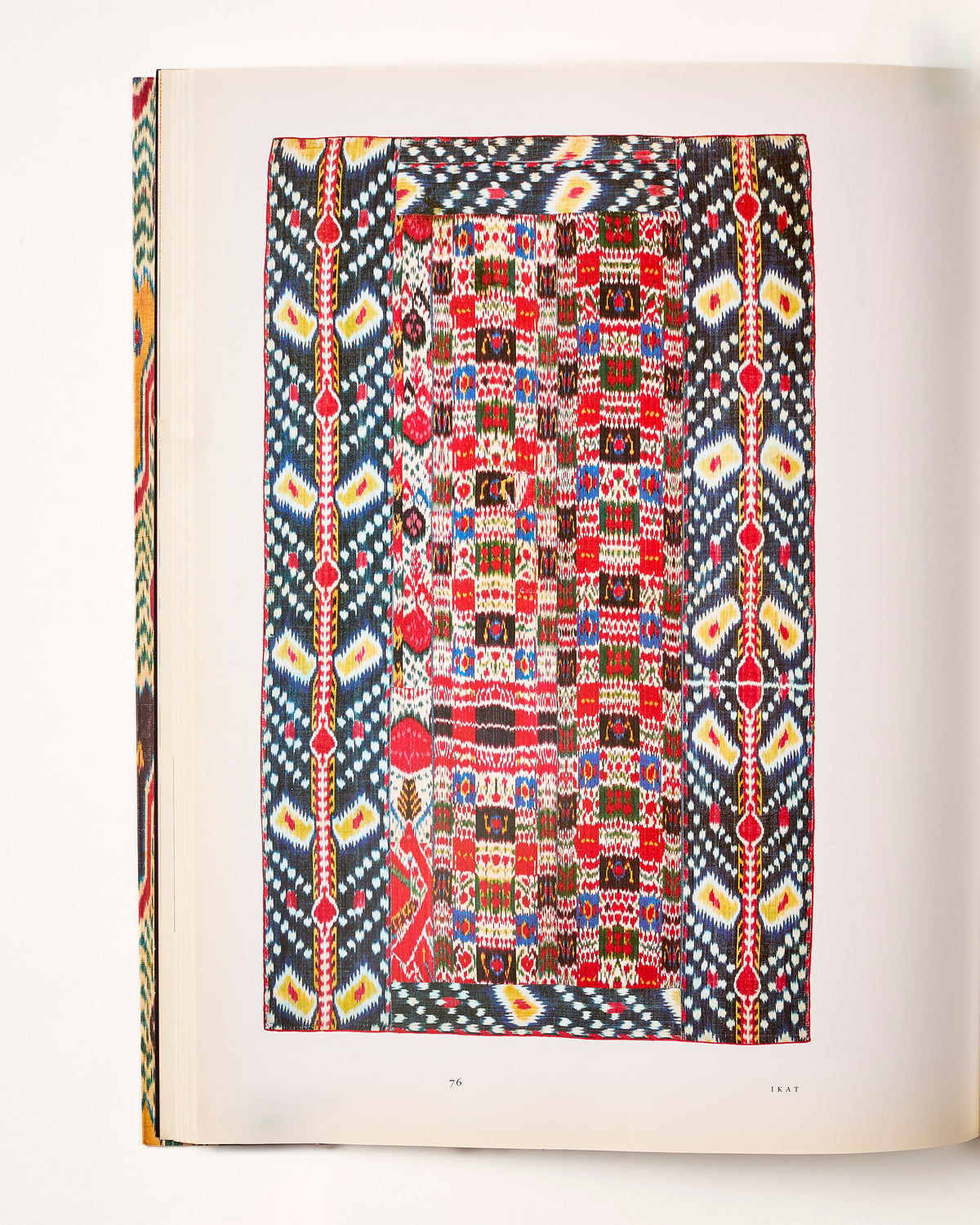 Ikat: Splendid Silks of Central Asia by Kate Fitz Gibbon and Andrew Hale (preloved)