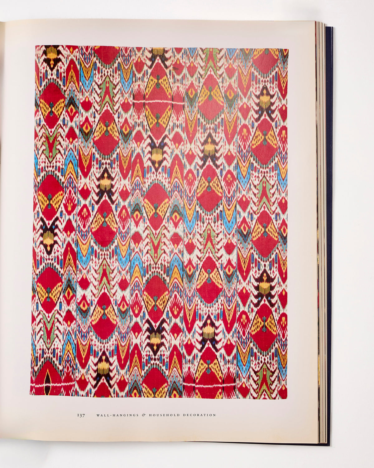 Ikat: Splendid Silks of Central Asia by Kate Fitz Gibbon and Andrew Hale (preloved)