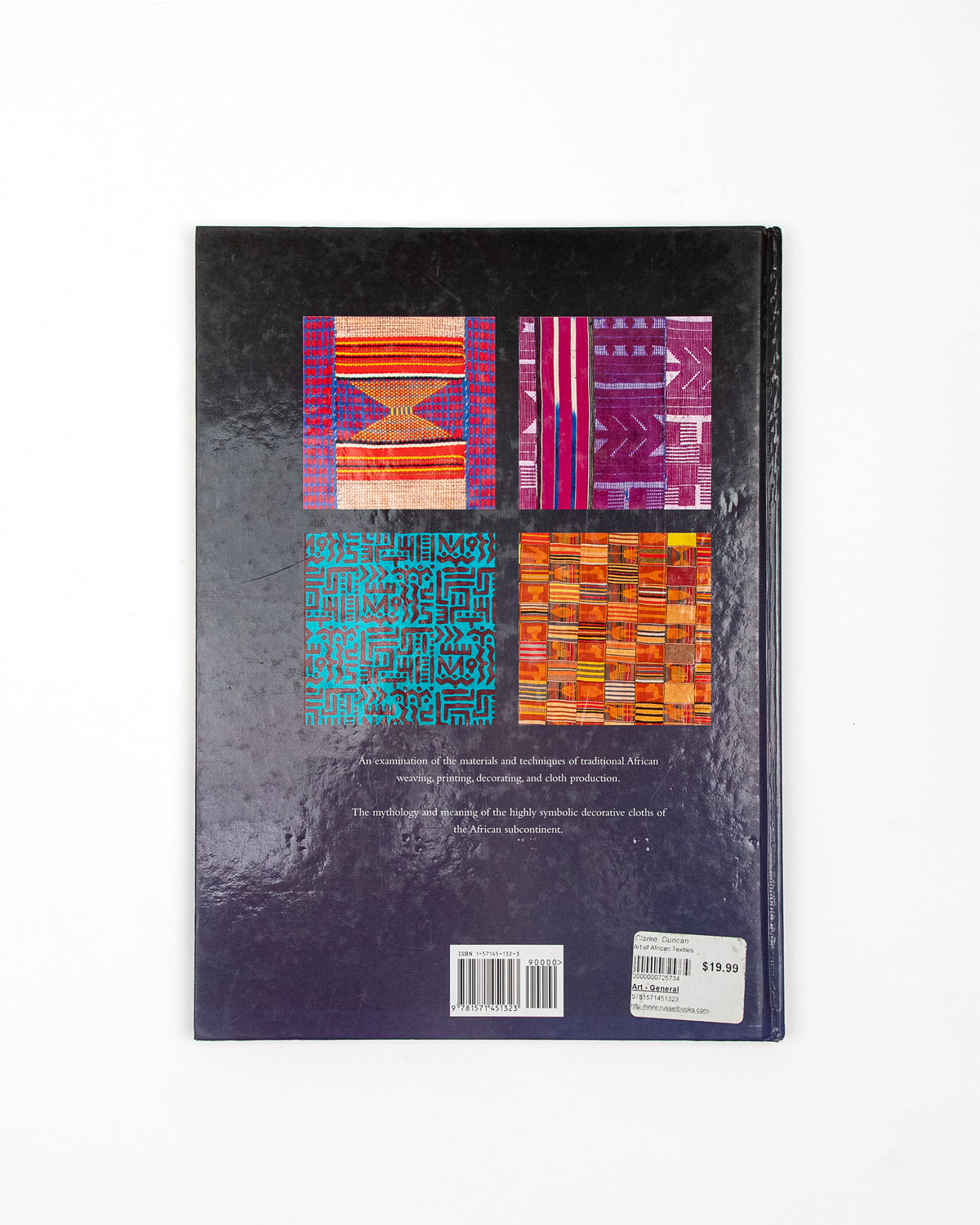 The Art of African Textiles by Duncan Clarke (preloved)