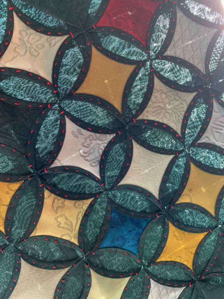 Yeouijumunbo, 여의주문 (Cathedral Window) - Hand Sewn Quilting Series II
