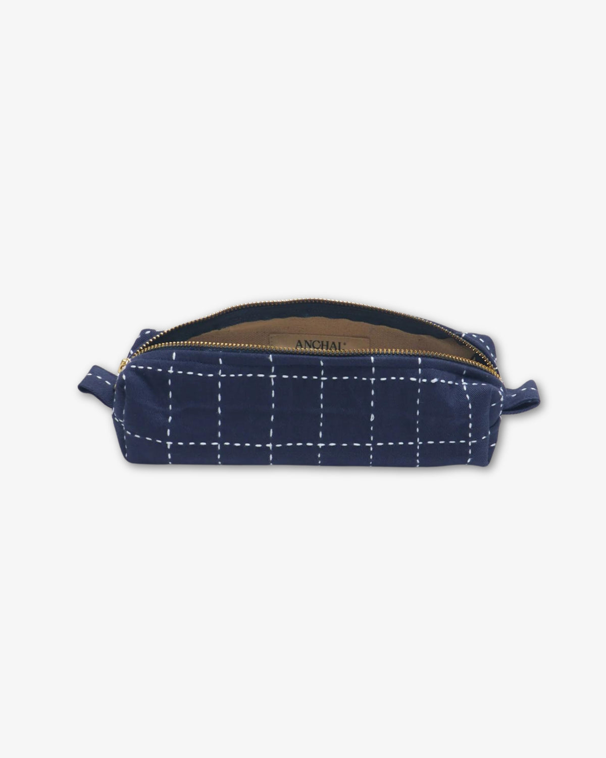 Grid-Stitch Toiletry Bag by Anchal