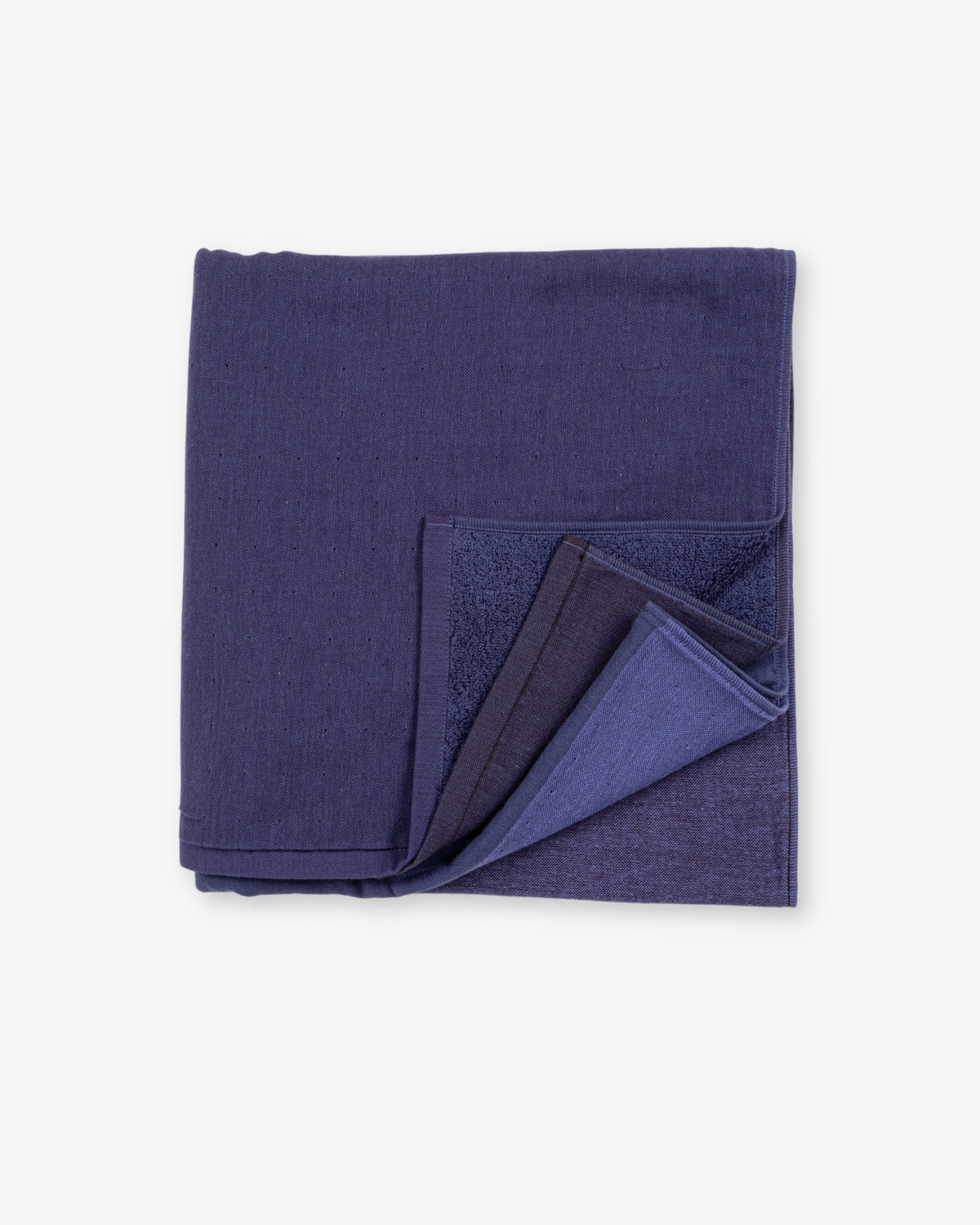 Chambray Block Bath Towel by Morihata