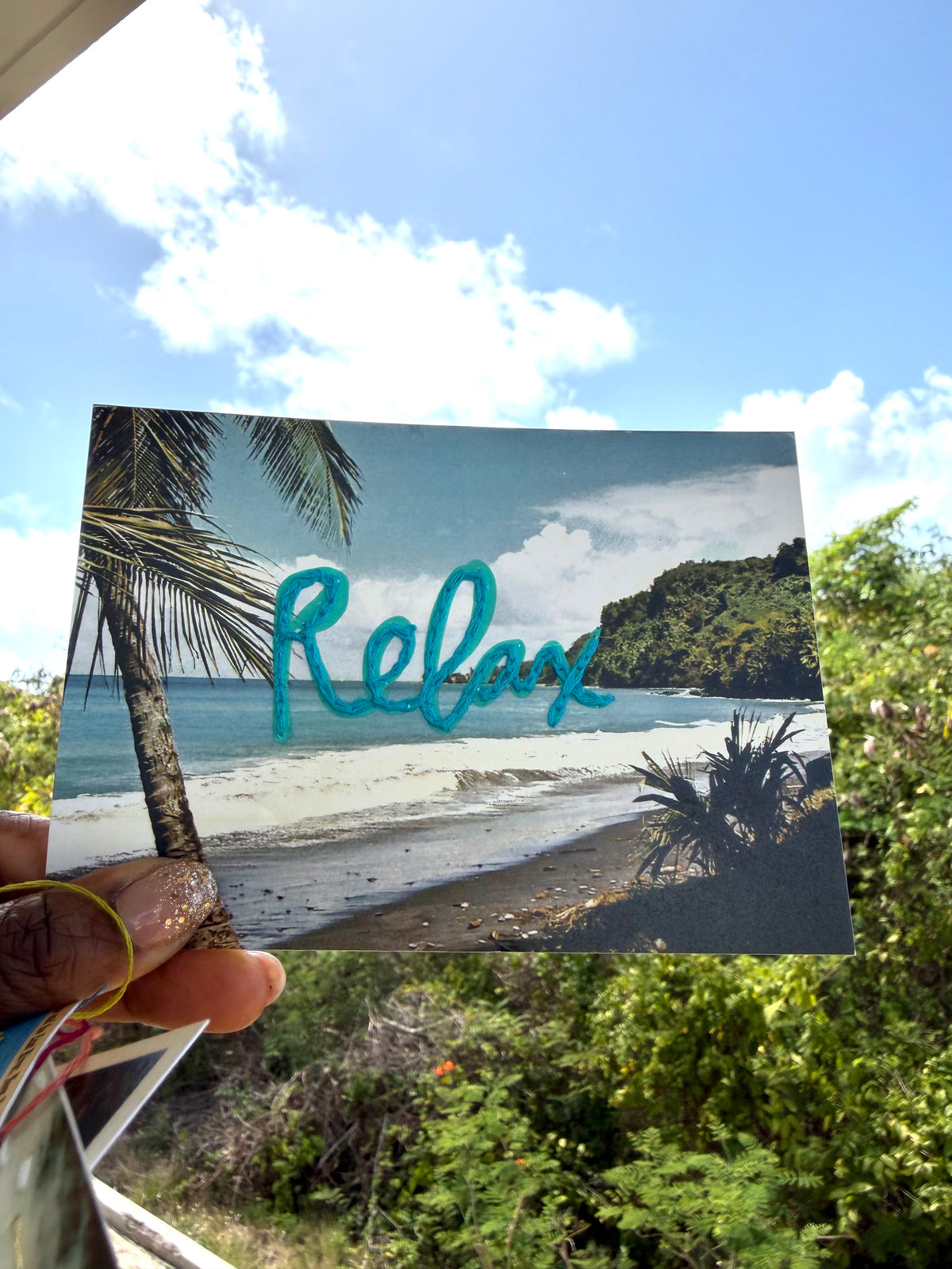 Summer Stitching: Embroidery on Postcards