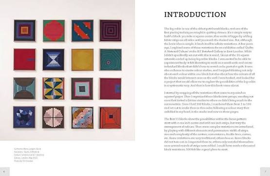 Log Cabin Quilt Blocks, 100 coulour and pattern variations