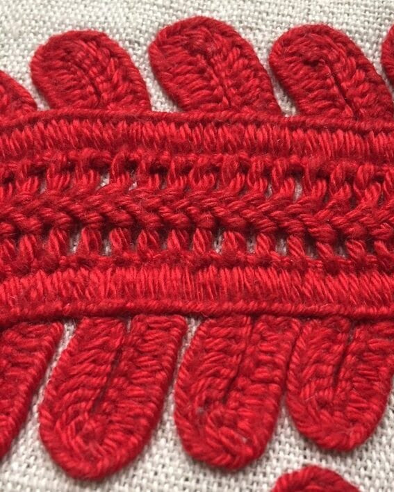 Cotton thread for Hungarian and Transylvanian stitching