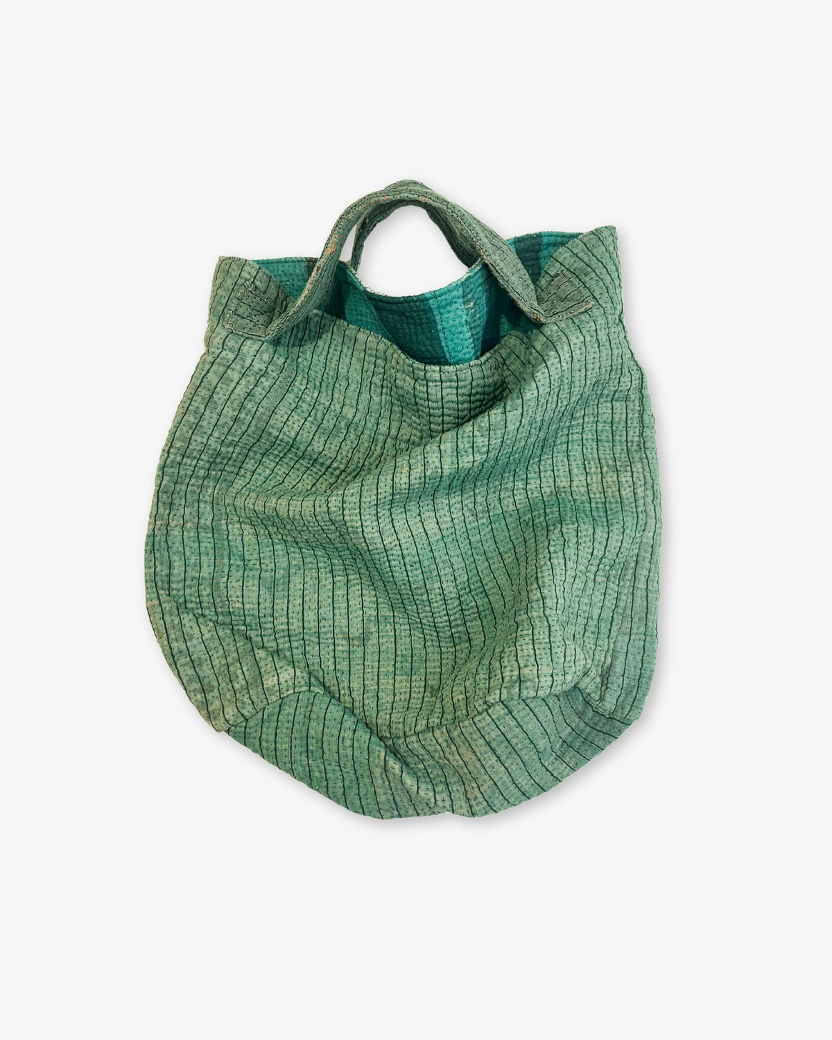 Kantha Round Tote by MiiThaaii