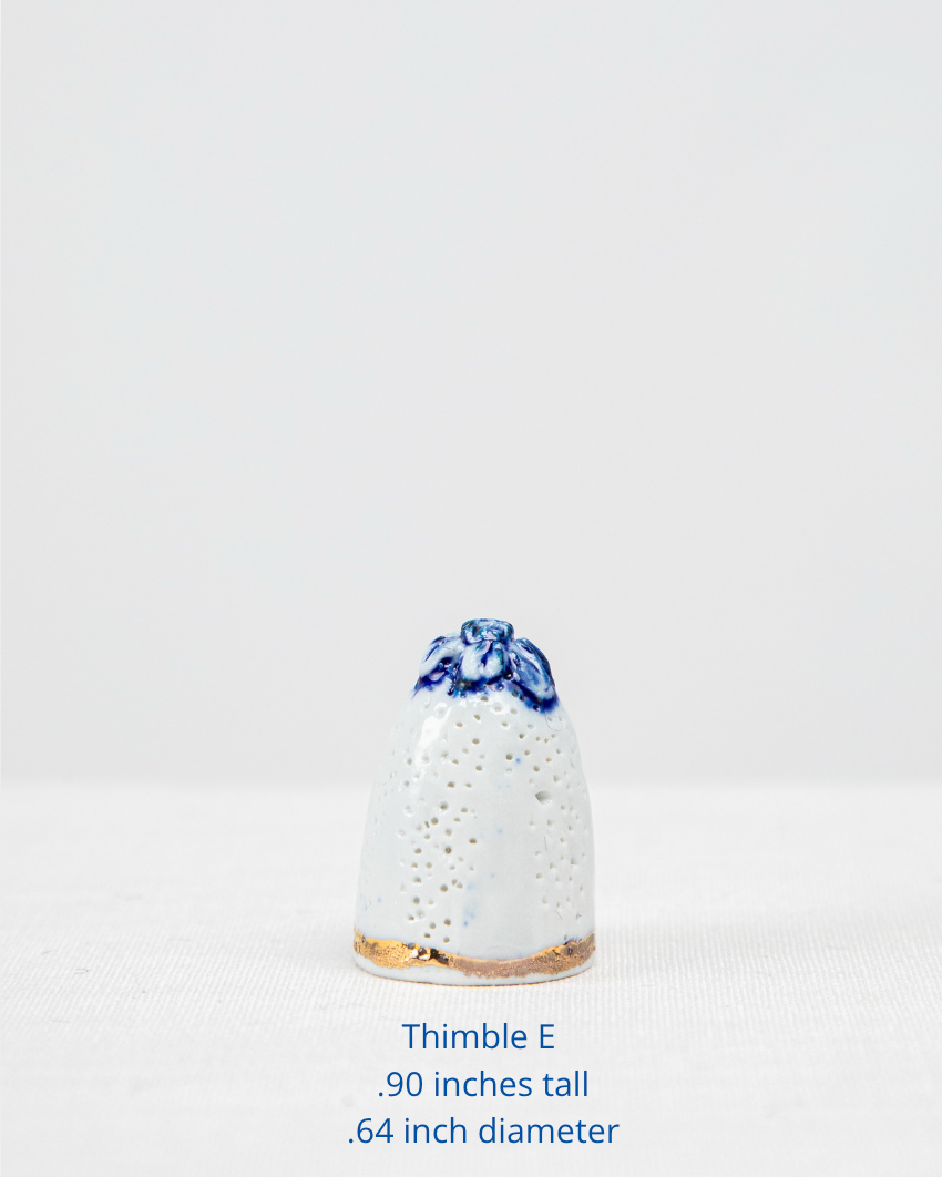 Porcelain Thimble by TATTER X Mg by Hand