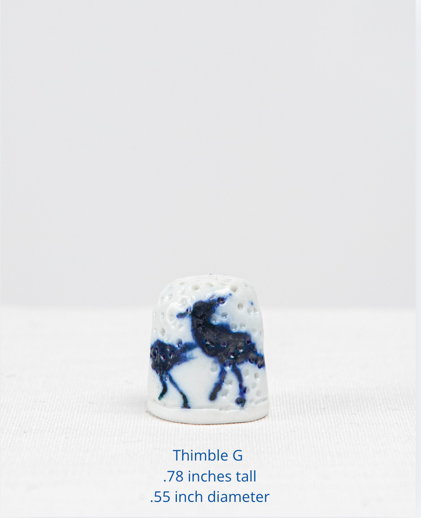 Porcelain Thimble by TATTER X Mg by Hand