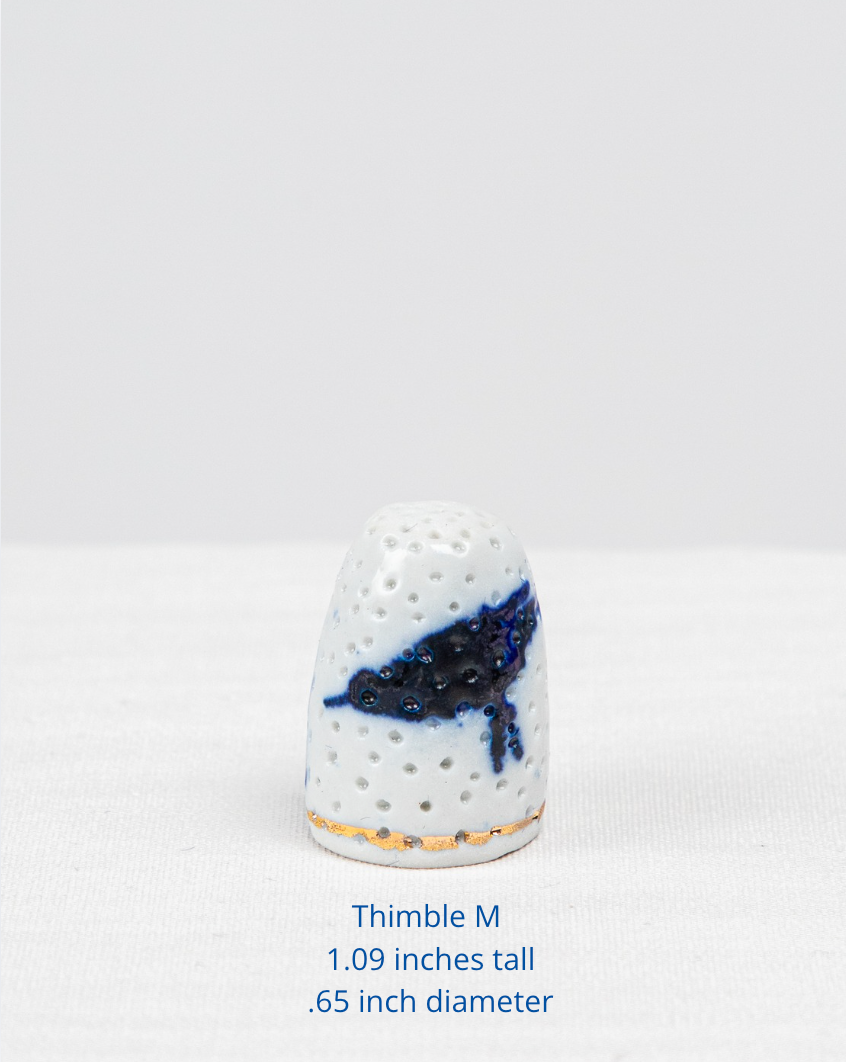 Porcelain Thimble by TATTER X Mg by Hand