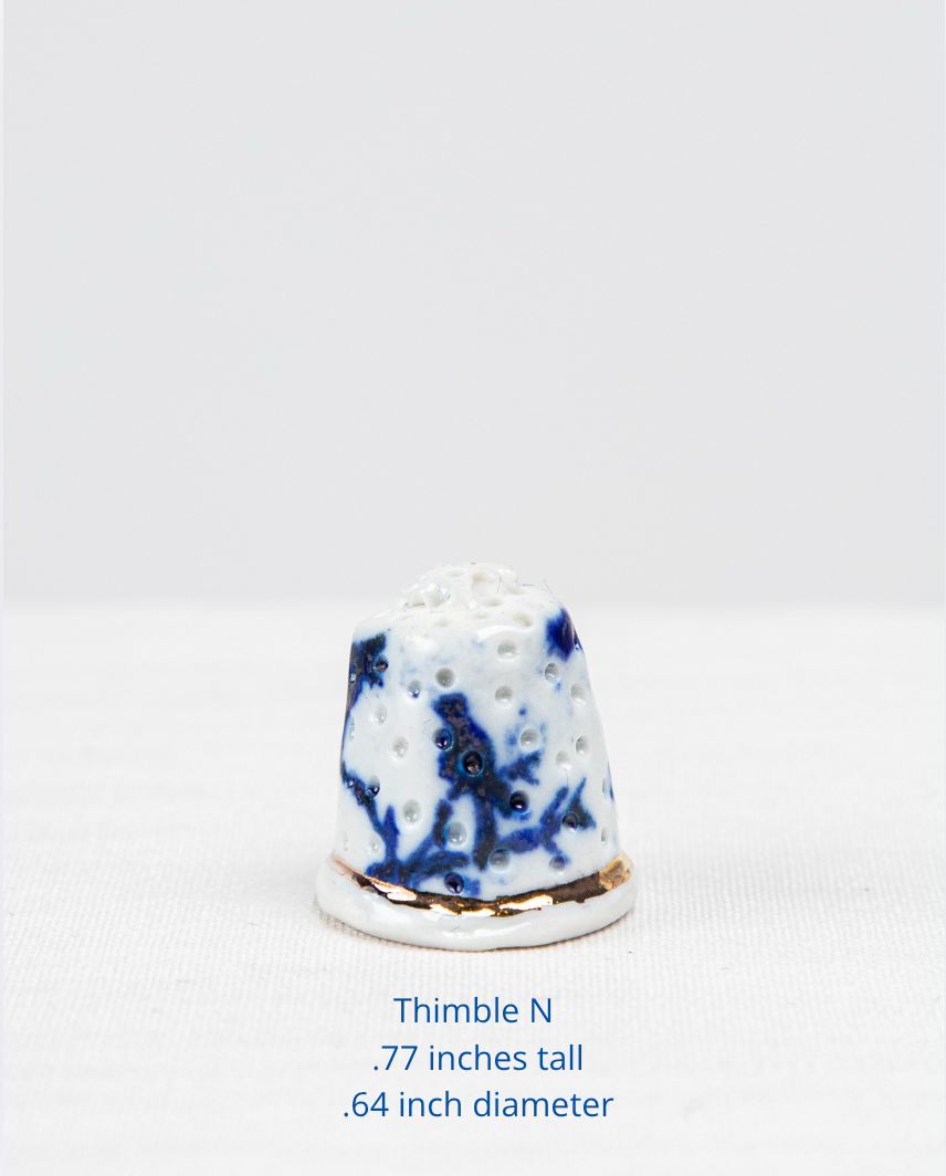 Porcelain Thimble by TATTER X Mg by Hand