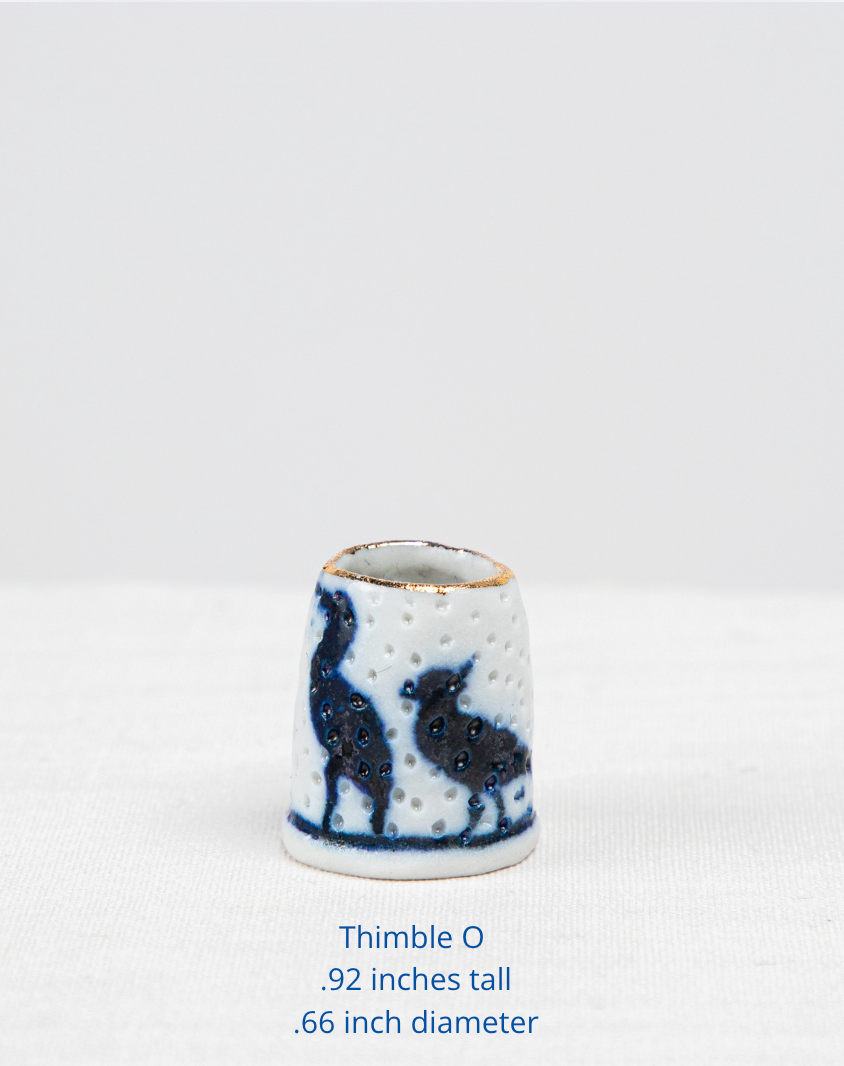 Porcelain Thimble by TATTER X Mg by Hand
