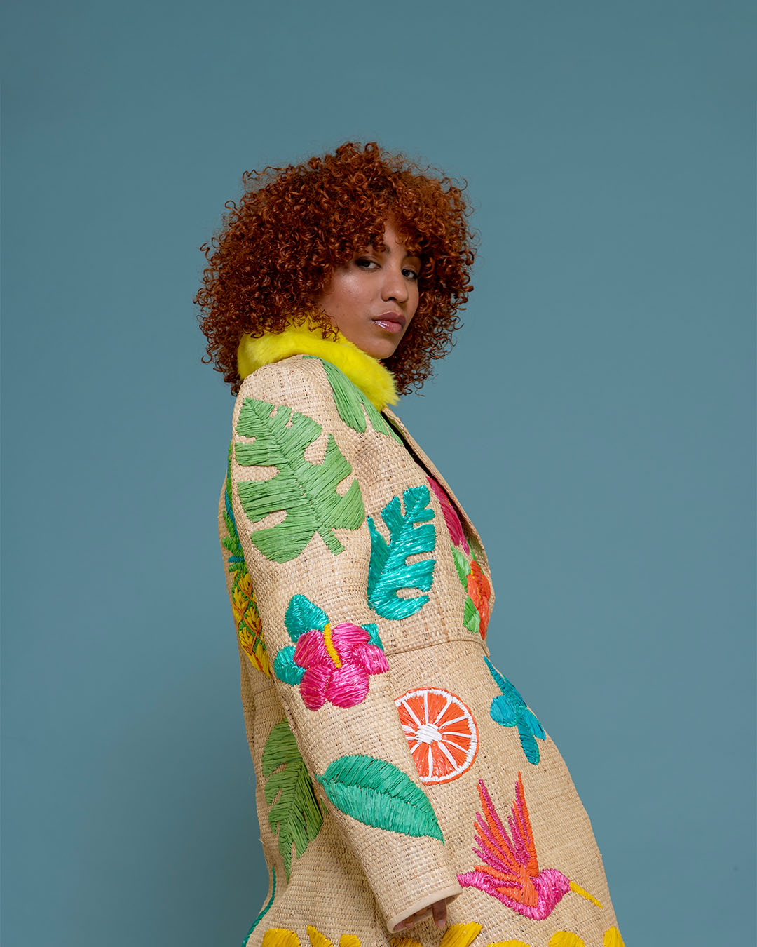Raffia Embroidery by Thiara Smith