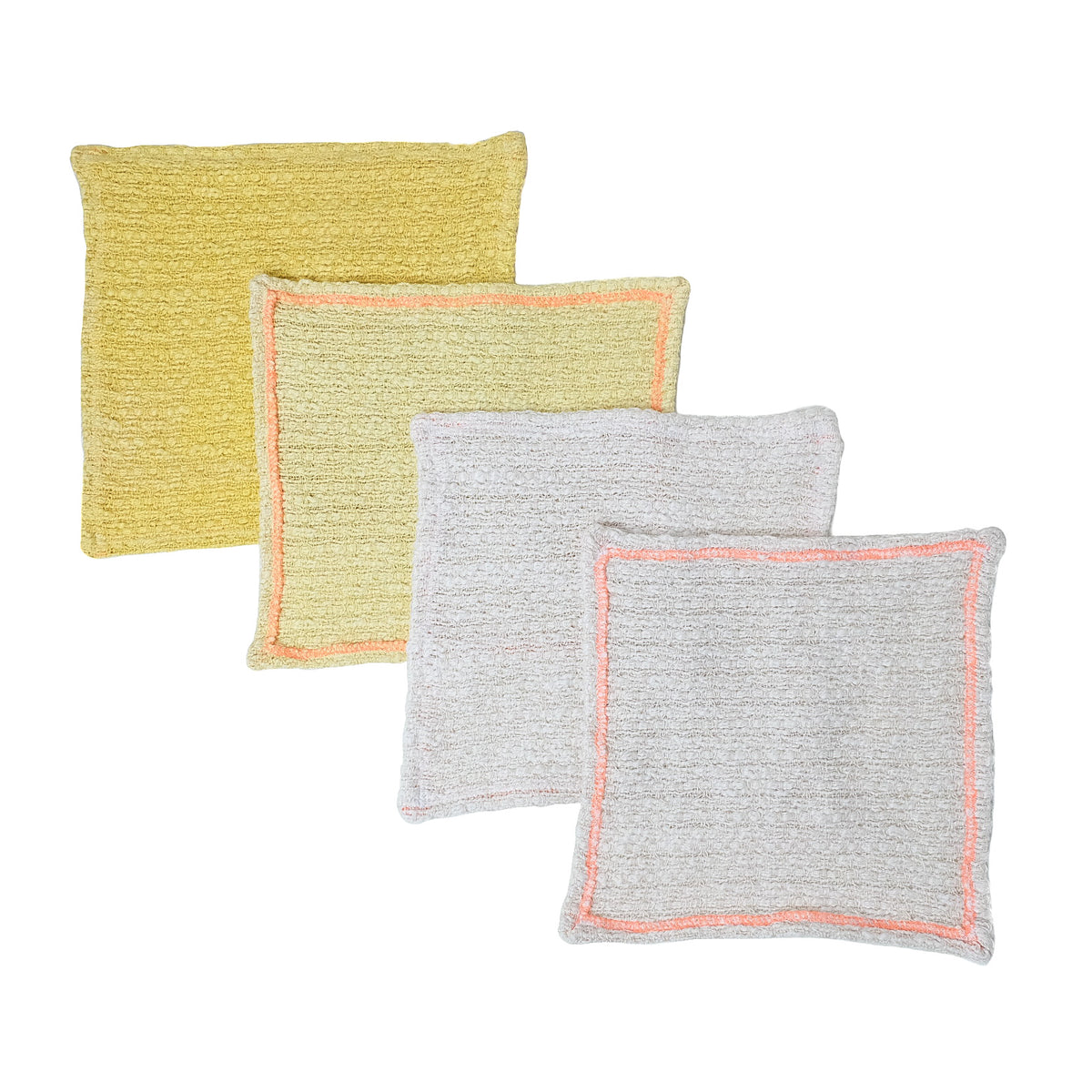 TATTER Exclusive 7″ Cotton Washcloths (Set of Two) by The Weaving Mill