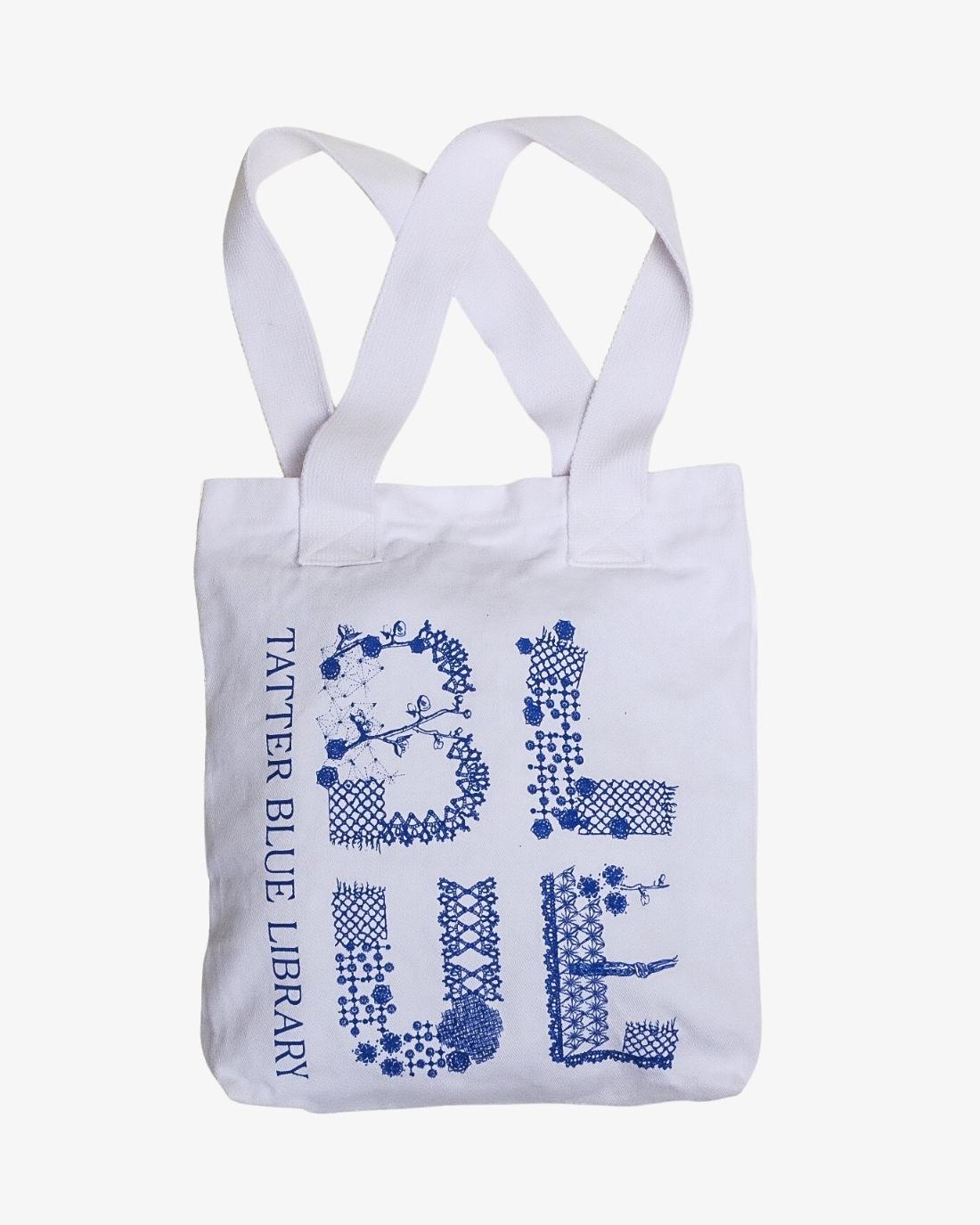 Tatter Blue Library Fundraising Tote