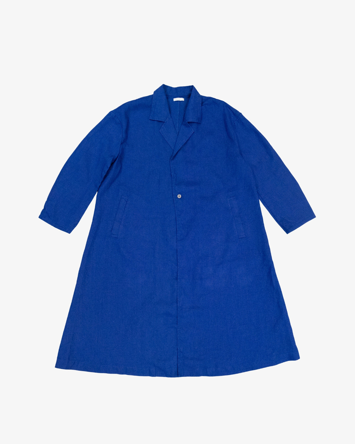 Bleu Adriatique Hina Coat by Fog Linen